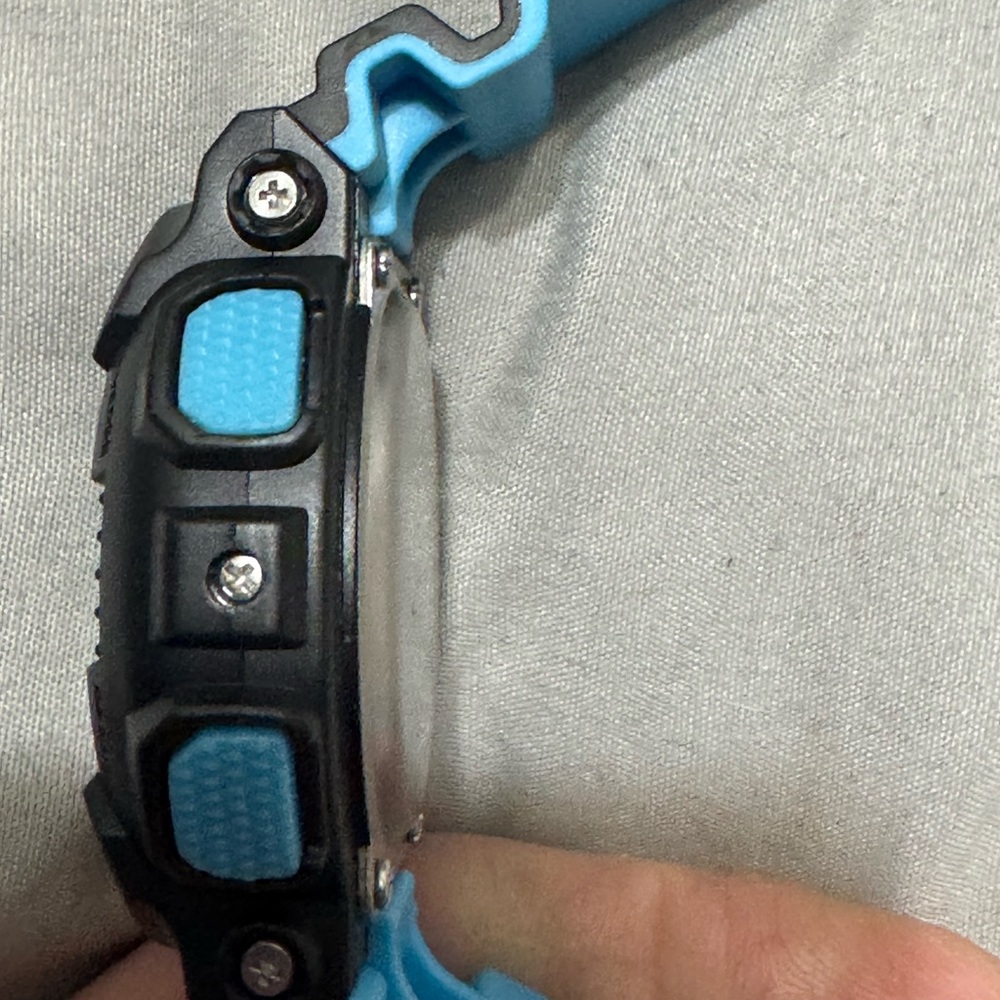 G-Shock Black and Blue Digital Watch - Picture 3 of 7